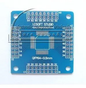 QFP64 до DIP64 с шагом 0 5 мм для платы адаптера dip pcb|pitch|pitch adapter |