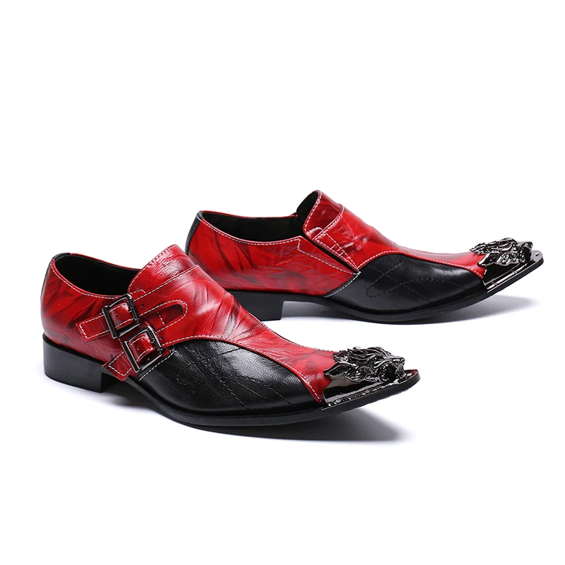 Stylish Genuine Leather Mens Dress Shoes Mixed Colors Steel Toe Shoes Soulier Homme Celebrity Party Wedding Formal Shoes Men 46
Stylish Genuine Leather Mens Dress Shoes Mixed Colors Steel Toe Shoes Soulier Homme Celebrity Party Wedding Formal Shoes Men 46