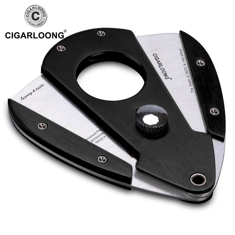 High quality hot sales black dual blade Cigar Cutter Guillotine Cigarette Cutting Tool with Gift Box CC-0109
High quality hot sales black dual blade Cigar Cutter Guillotine Cigarette Cutting Tool with Gift Box CC-0109
