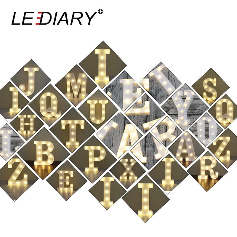 LEDIARY 26 Letters LED Atmosphere Lamp To Spell Name Word For Bar Cafe Wedding Party Alphabet Decoration Night light With Switch
LEDIARY 26 Letters LED Atmosphere Lamp To Spell Name Word For Bar Cafe Wedding Party Alphabet Decoration Night light With Switch