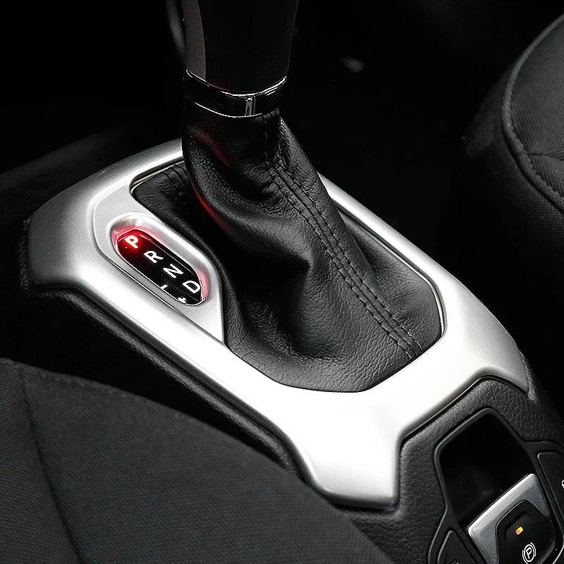 ABS Matte For Jeep Renegade BU 2015 2016 2017 Car gear shift knob frame panel Cover Trim Car Styling Accessories 1pcs
ABS Matte For Jeep Renegade BU 2015 2016 2017 Car gear shift knob frame panel Cover Trim Car Styling Accessories 1pcs