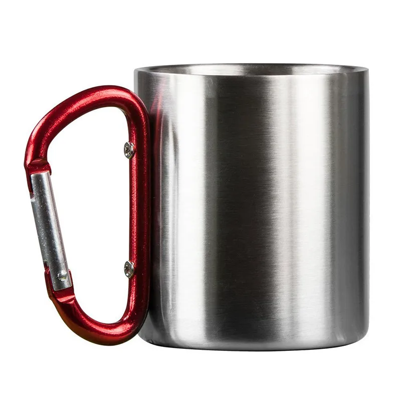 1pcs 180ml Stainless Steel Cup Camping Traveling Outdoor Cup Double Wall Mug With Carabiner Hook Handle Travel Tumbler Cup
1pcs 180ml Stainless Steel Cup Camping Traveling Outdoor Cup Double Wall Mug With Carabiner Hook Handle Travel Tumbler Cup