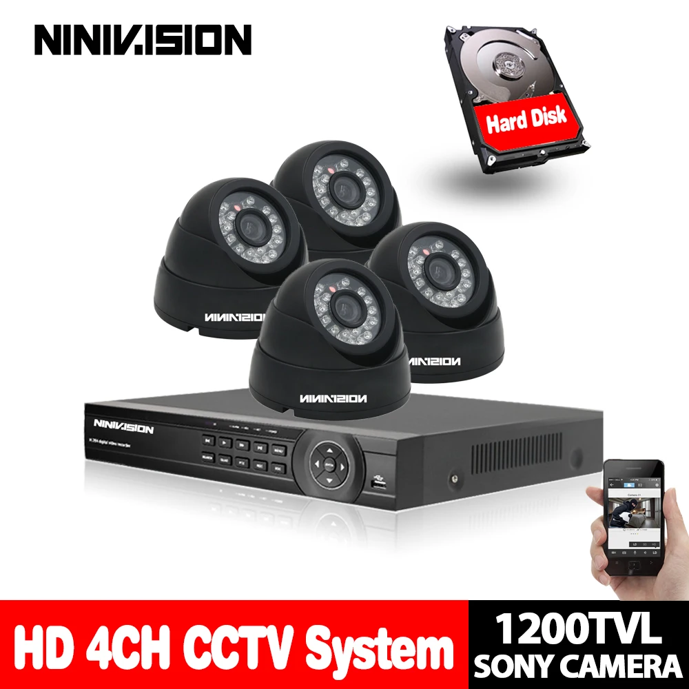 4CH video Surveillance System 720p 1080P HDMI USB 3G WIFI 4 channel CCTV System 4PCS SONY 1200TVL 1.0MP security Camera System
4CH video Surveillance System 720p 1080P HDMI USB 3G WIFI 4 channel CCTV System 4PCS SONY 1200TVL 1.0MP security Camera System