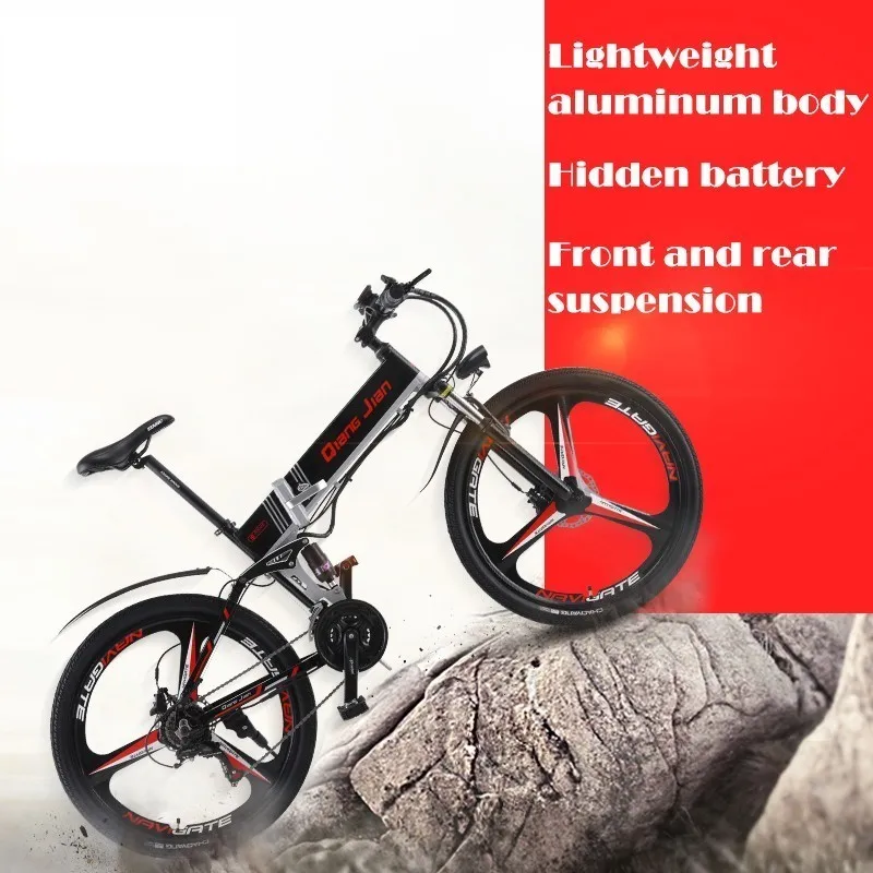 Motor Portable Electric Bicycle With 26 "2019 New Built-in Lithium Battery Electric Bicycle, Folding Electric Bike Off Road
Motor Portable Electric Bicycle With 26 "2019 New Built-in Lithium Battery Electric Bicycle, Folding Electric Bike Off Road