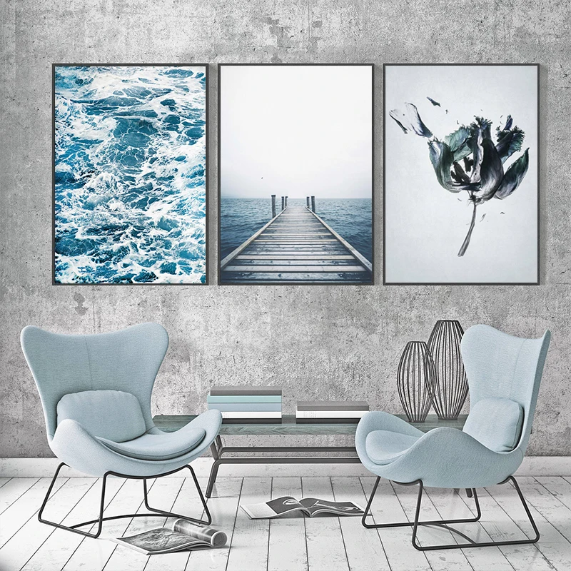 Nautical Grey White Wall Art Ocean Canvas Floral Posters and Modern Prints Nordic Seascape Pictures for Living Room Decoracion
Nautical Grey White Wall Art Ocean Canvas Floral Posters and Modern Prints Nordic Seascape Pictures for Living Room Decoracion