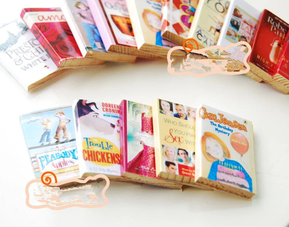 6Pcs 1/12 Colorful Wooden Miniature Study Room Dollhouse Books Classic Pretend Play Furniture Toys Creative Cute Gifts Presents
6Pcs 1/12 Colorful Wooden Miniature Study Room Dollhouse Books Classic Pretend Play Furniture Toys Creative Cute Gifts Presents