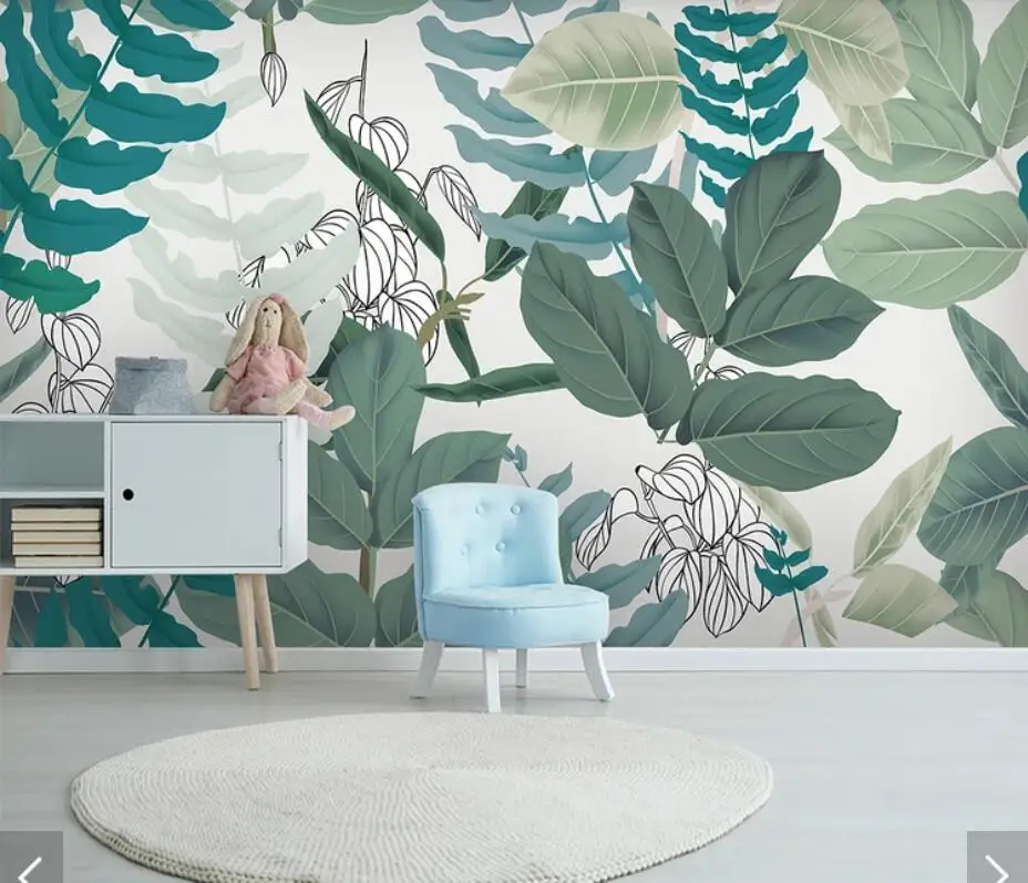 3D Nordic Watercolor Leaves Wallpaper Mural Hand Painting Printed Wall Papers Contact Paper 3d Wall Murals Papel De Parede
3D Nordic Watercolor Leaves Wallpaper Mural Hand Painting Printed Wall Papers Contact Paper 3d Wall Murals Papel De Parede