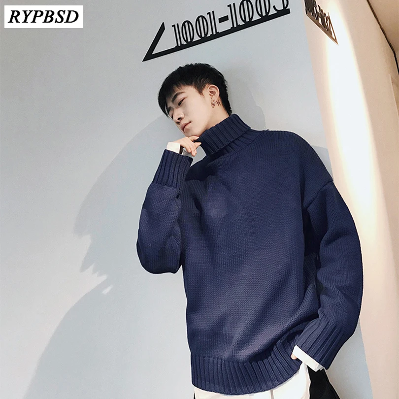 Winter New 2019 Thick Turtleneck Men's Sweater Korean Fashion High Quality Long Sleeve Loose Knitted Men Sweater Pullover
Winter New 2019 Thick Turtleneck Men's Sweater Korean Fashion High Quality Long Sleeve Loose Knitted Men Sweater Pullover