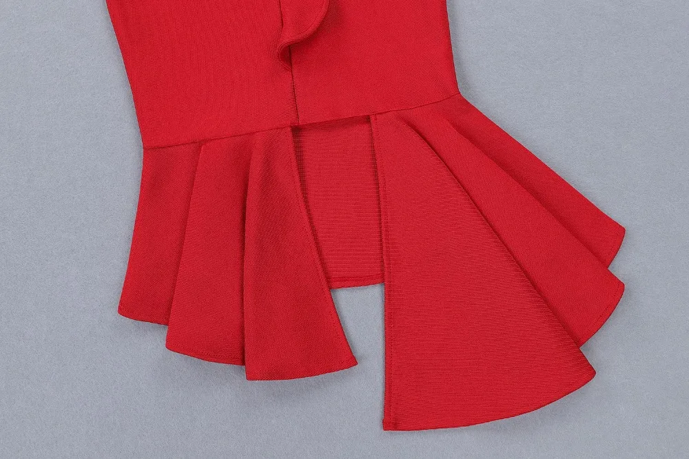 Summer Dress Women Sexy Strapless Fishtail Red Bandage Dress 2019 Elegant Celebrity Irregular Party Dress
Summer Dress Women Sexy Strapless Fishtail Red Bandage Dress 2019 Elegant Celebrity Irregular Party Dress