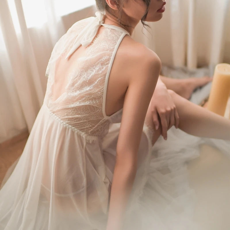 HOT Sexy Ladies Exotic Apparel Dress Womens See Through Female Floral Lace Dresses Woman Tulle Backless Wedding Midi Beach Dress
HOT Sexy Ladies Exotic Apparel Dress Womens See Through Female Floral Lace Dresses Woman Tulle Backless Wedding Midi Beach Dress