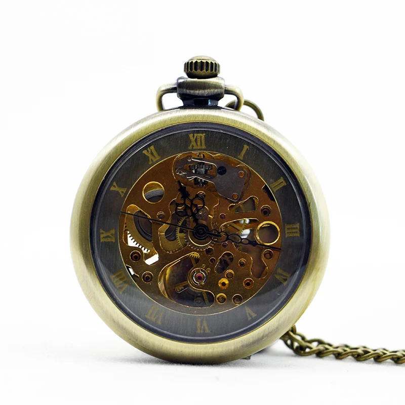 Vintage Rose Golden Hollow Mechanical Pocket Watch Men Skeleton Carving Steampunk Fob Hand Watch With Chain Necklace Women Men G
Vintage Rose Golden Hollow Mechanical Pocket Watch Men Skeleton Carving Steampunk Fob Hand Watch With Chain Necklace Women Men G