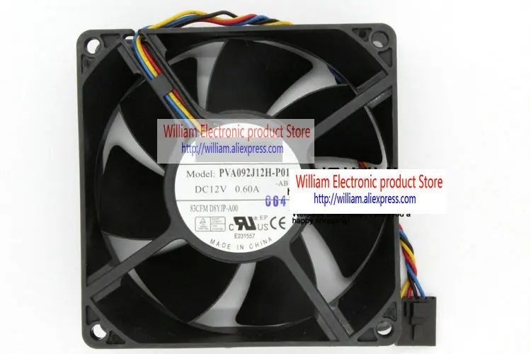 New Original PVA092J12H-P01 9032 12V 0.60A 9CM 4 Lines temperature controlled cooling fan FONSONING
New Original PVA092J12H-P01 9032 12V 0.60A 9CM 4 Lines temperature controlled cooling fan FONSONING