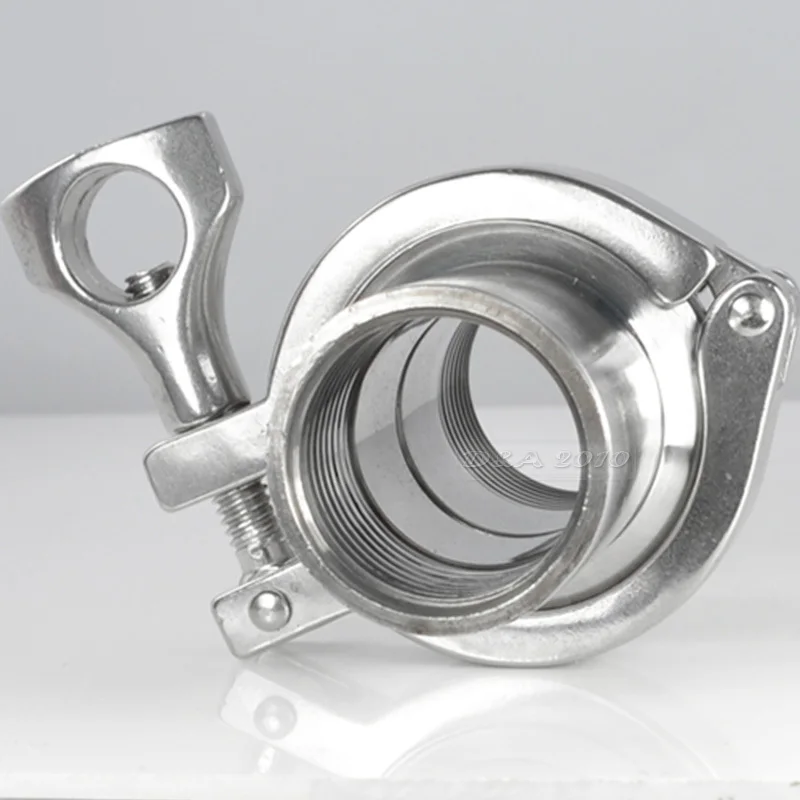 2 Pcs 1" DN25 Sanitary Female Threaded Ferrule Pipe Fittings+Tri Clamp+Gasket Stainless Steel SS316
2 Pcs 1" DN25 Sanitary Female Threaded Ferrule Pipe Fittings+Tri Clamp+Gasket Stainless Steel SS316