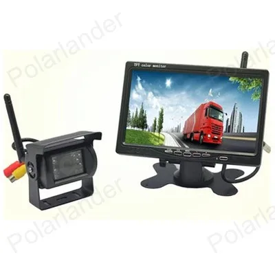 7 inch TFT LCD Wireless Rear View Monitor with CMOS IR Night Vision Backup Camera for 24V Truck Coach Bus
7 inch TFT LCD Wireless Rear View Monitor with CMOS IR Night Vision Backup Camera for 24V Truck Coach Bus