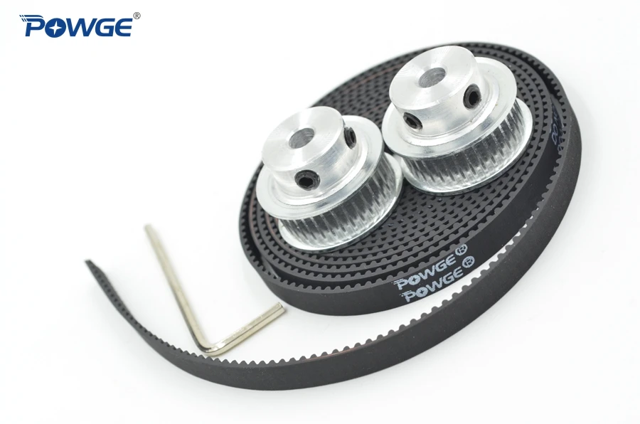 POWGE 2pcs 36 teeth GT2 Timing Pulley Bore 5mm 6.35mm 8mm + 2Meters width 6mm GT2 open Synchronous Belt 2GT pulley 36Teeth 36T
POWGE 2pcs 36 teeth GT2 Timing Pulley Bore 5mm 6.35mm 8mm + 2Meters width 6mm GT2 open Synchronous Belt 2GT pulley 36Teeth 36T