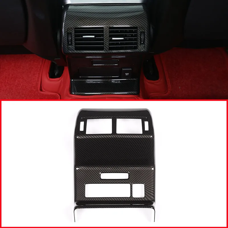 Carbon Fiber For Land Range Rover VELAR 2017 2018 ABS Inner Rear Row Air Conditioning Vent Frame Cover Trim Car Accessories
Carbon Fiber For Land Range Rover VELAR 2017 2018 ABS Inner Rear Row Air Conditioning Vent Frame Cover Trim Car Accessories