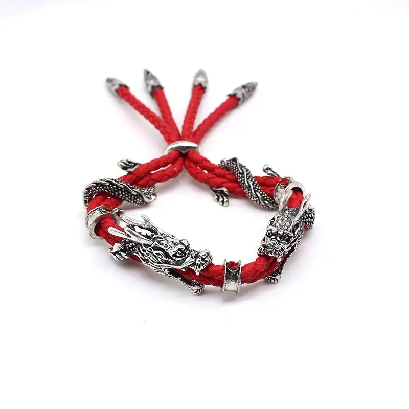 New Women Men Vintage Dragon Head Red Rope Bracelets & Bangles Fashion Retro Personality Animal Charm Bracelet Birthday Gifts
New Women Men Vintage Dragon Head Red Rope Bracelets & Bangles Fashion Retro Personality Animal Charm Bracelet Birthday Gifts
