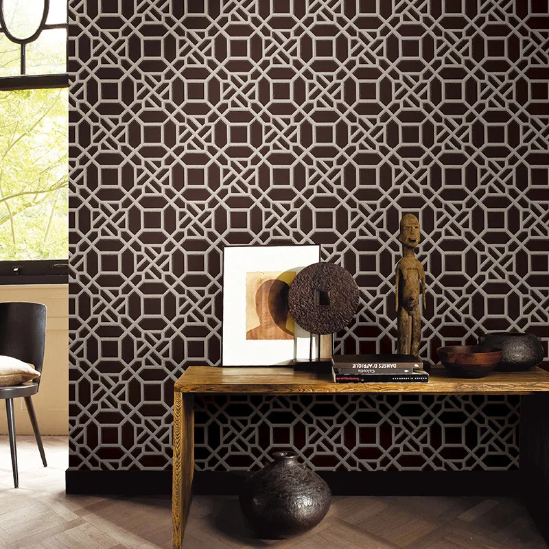 beibehang Modern Chinese non - woven fabric wallpaper living room study classical lattice hotel hotel restaurant tea wallpaper
beibehang Modern Chinese non - woven fabric wallpaper living room study classical lattice hotel hotel restaurant tea wallpaper