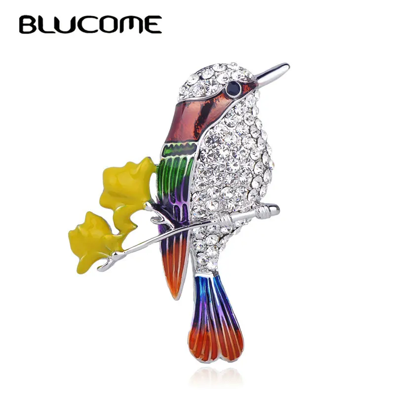 Blucome Classic Flower Magpie Bird Shape Brooches Crystal Enamel Jewelry Pins Women Girls Party Banquet Scarf Suit Accessories
Blucome Classic Flower Magpie Bird Shape Brooches Crystal Enamel Jewelry Pins Women Girls Party Banquet Scarf Suit Accessories