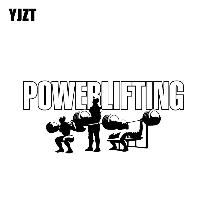 YJZT 18.6*8.5CM Fashion Powerlifting Dumbbells Fitness Sports Silhouette Vinyl Car Sticker Black/Silver C12-0898
YJZT 18.6*8.5CM Fashion Powerlifting Dumbbells Fitness Sports Silhouette Vinyl Car Sticker Black/Silver C12-0898