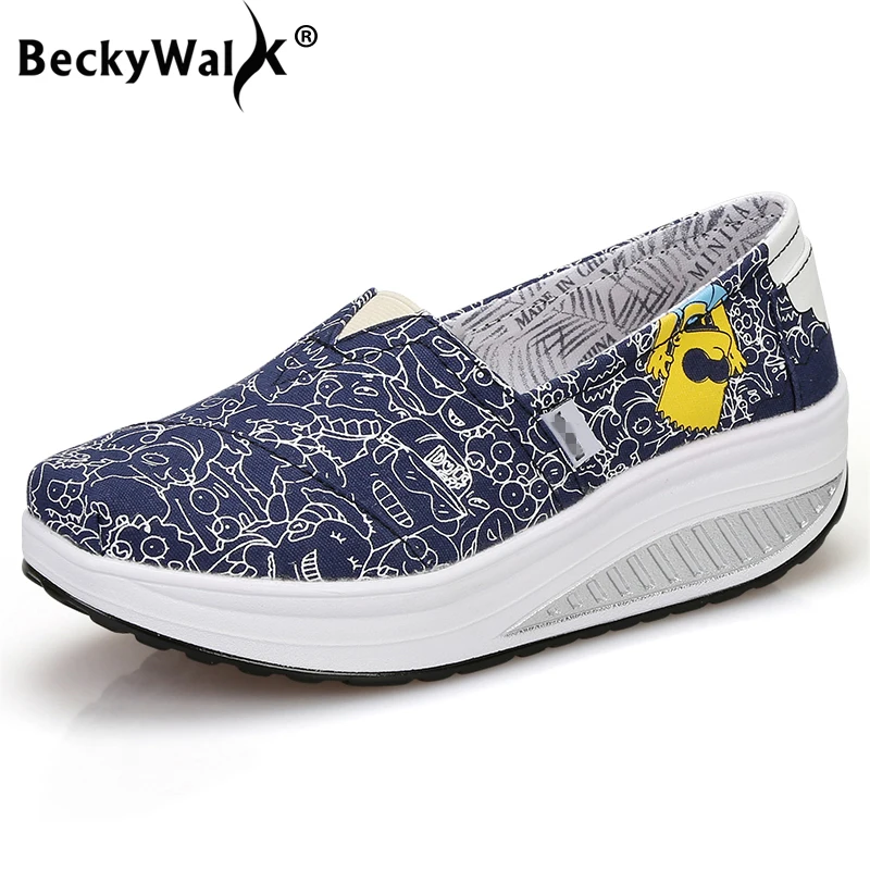 BeckyWalk Women Print Cloth Casual Loafers Spring Autumn Female Canvas Shoes Platform Sneakers Slip On Swing Shoes Women WSH2926
BeckyWalk Women Print Cloth Casual Loafers Spring Autumn Female Canvas Shoes Platform Sneakers Slip On Swing Shoes Women WSH2926