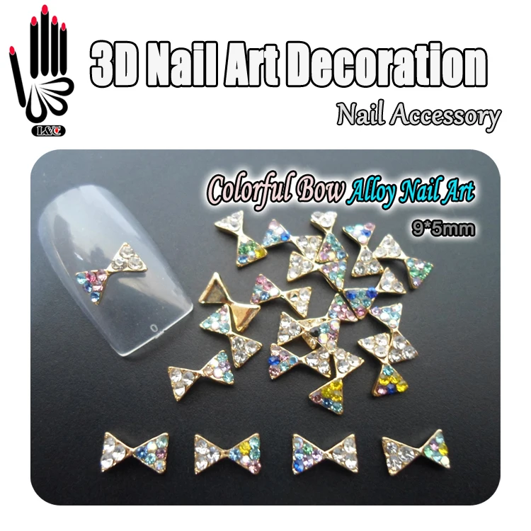 Nail 10pcs/Lot 3D Nail Art Glitter Colorful Rhinestone Alloy Bow Design Nail Art Products Decorations Accessory
Nail 10pcs/Lot 3D Nail Art Glitter Colorful Rhinestone Alloy Bow Design Nail Art Products Decorations Accessory