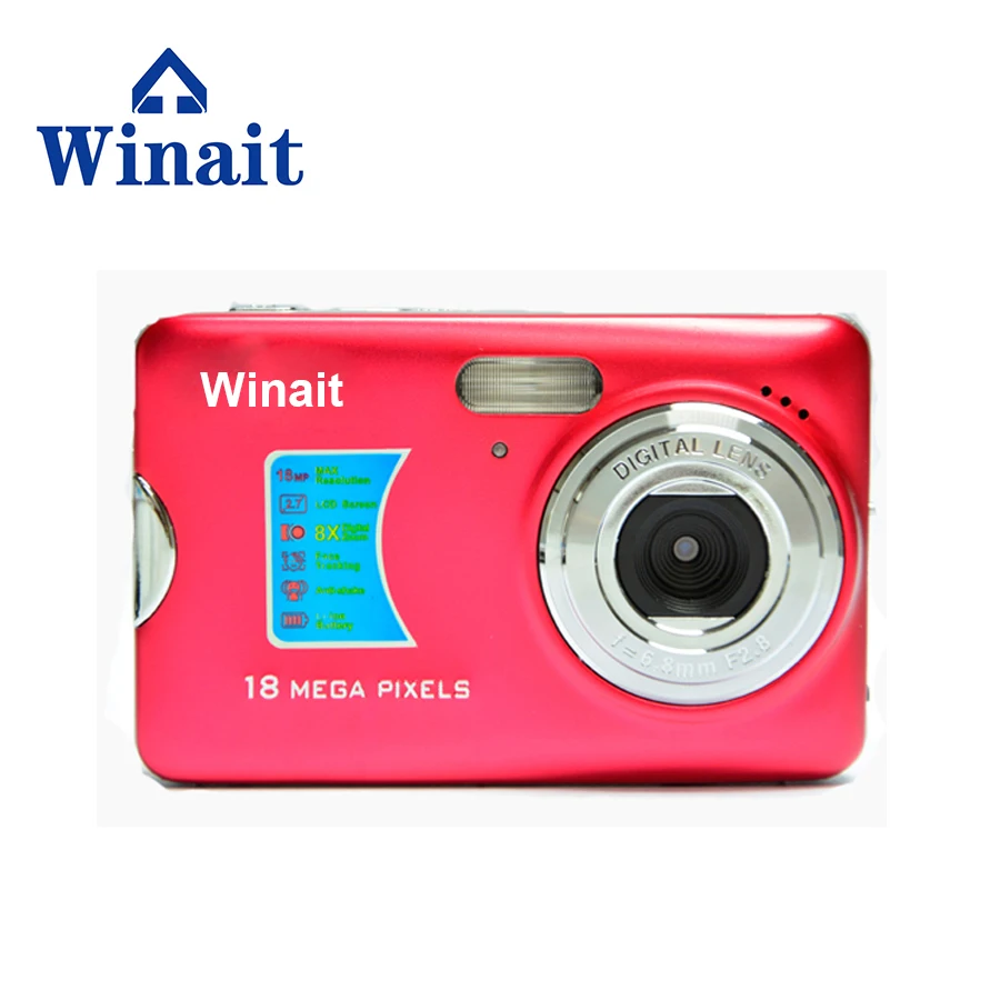 Горячая Распродажа, цифровая видеокамера Winait 18 МП с 2,7 дюймовым TFT-дисплеем, цифровая видеокамера
Горячая Распродажа, цифровая видеокамера Winait 18 МП с 2,7 дюймовым TFT-дисплеем, цифровая видеокамера