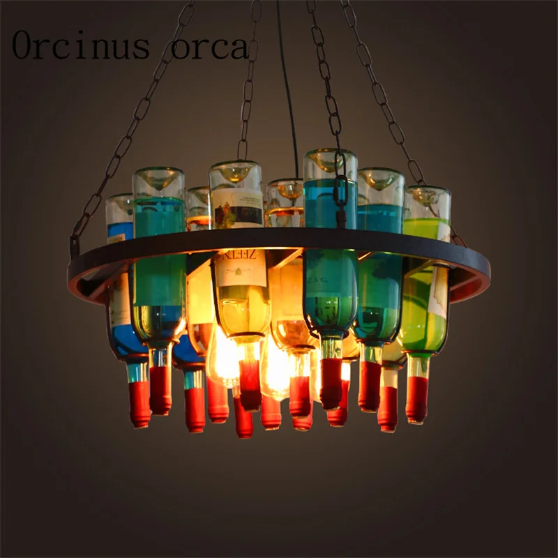 American style country bottles chandeliers clothing stores cafes bars restaurants creative personality iron industry Chandelier
American style country bottles chandeliers clothing stores cafes bars restaurants creative personality iron industry Chandelier