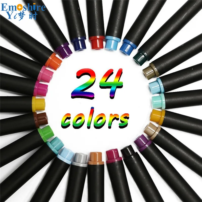 OEM новая 24 цветная ручка для рисования игольчатая ручка художественные канцелярские принадлежности Пользовательский логотип маркер ручка ...
OEM новая 24 цветная ручка для рисования игольчатая ручка художественные канцелярские принадлежности Пользовательский логотип маркер ручка ...