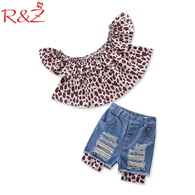 R & Z Ins/2019 Новая модная детская одежда костюм для девочек топ с леопардовым принтом и воротником + джинсовые шорты комплект одежды из 2 предмет...
R & Z Ins/2019 Новая модная детская одежда костюм для девочек топ с леопардовым принтом и воротником + джинсовые шорты комплект одежды из 2 предмет...