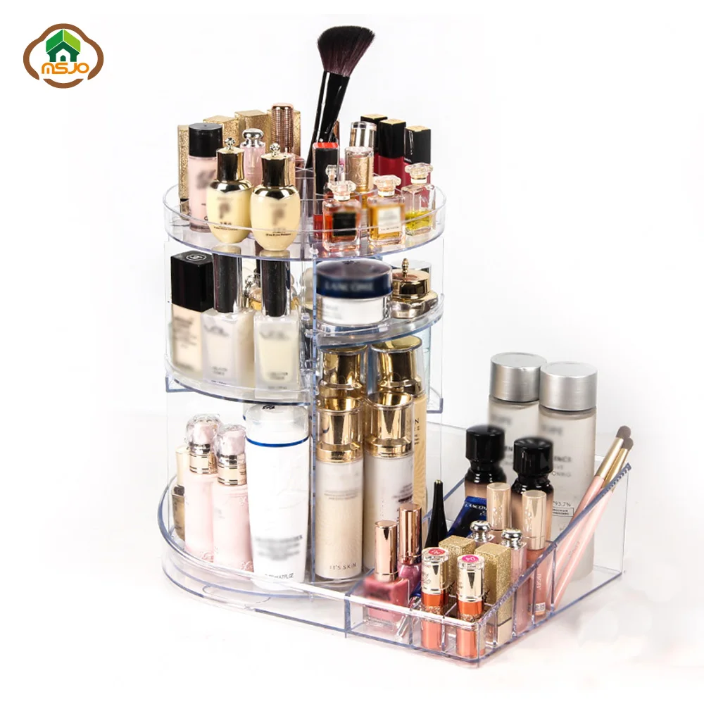 Msjo Makeup Organizers Box 360 Degree Rotation Organizer For Cosmetics Detachable Beauty Brush Holder Jewelry Storage Box
Msjo Makeup Organizers Box 360 Degree Rotation Organizer For Cosmetics Detachable Beauty Brush Holder Jewelry Storage Box