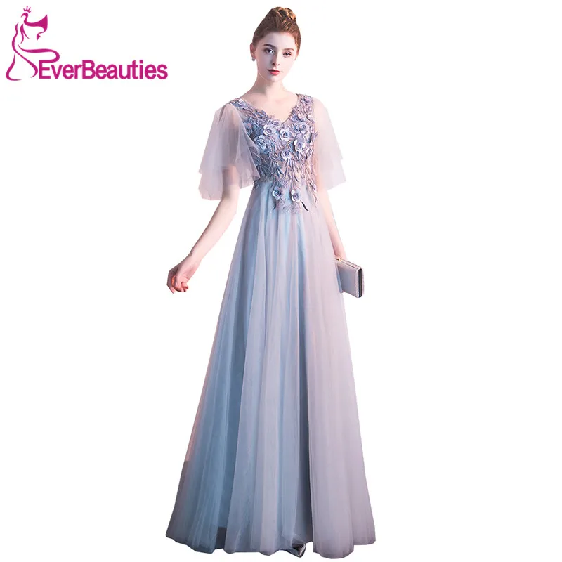 Prom Dresses Long 2020 Tulle Appliques V-Neck Formal Dresses Party Gowns Vestidos De Festa Dress For Prom
Prom Dresses Long 2020 Tulle Appliques V-Neck Formal Dresses Party Gowns Vestidos De Festa Dress For Prom