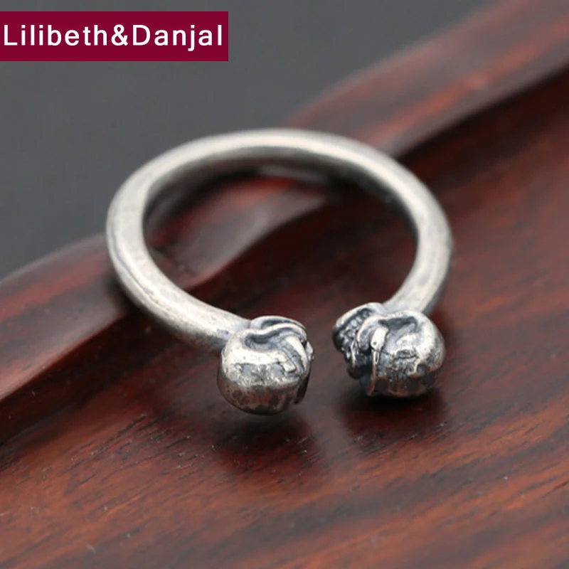 100% Real 925 sterling silver Black Engagement adjustable toe ring Double Skull for men women fine jewelry wholesale G9
100% Real 925 sterling silver Black Engagement adjustable toe ring Double Skull for men women fine jewelry wholesale G9