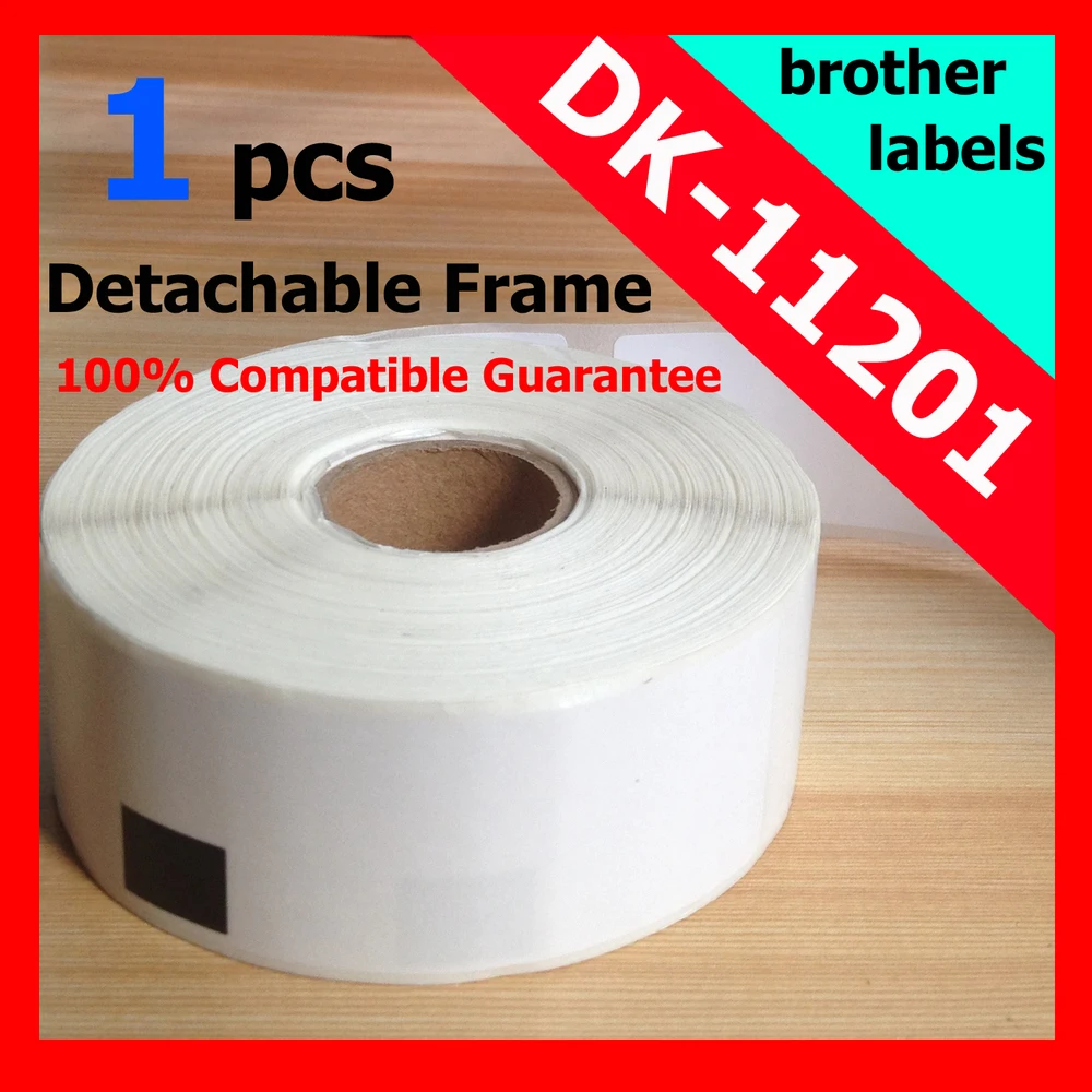 60 x Rolls Brother Compatible Labels DK 11201 dk11201 29mm 90mm 400 labels per roll DK-11201 1201 201 Address Label |