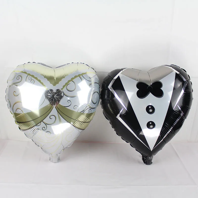 Фото 18 дюймов сердце торжественное платье воздушные шары в виде - купить