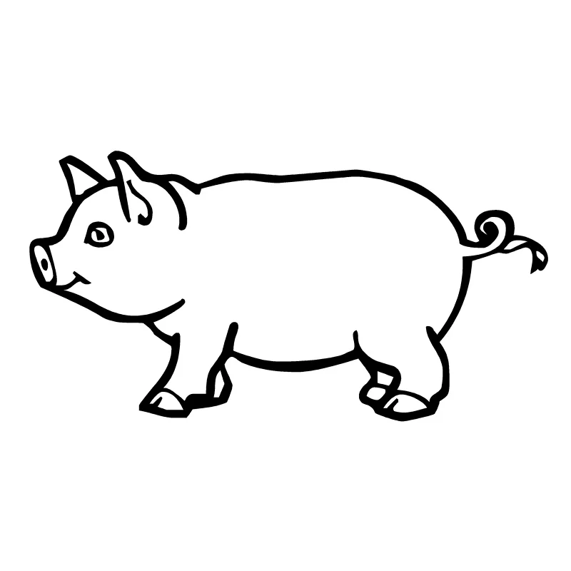 15.7cm*8.2cm Pig Farm Animal Fashion Car-Styling Car Sticker Black/Silver S3-5281
15.7cm*8.2cm Pig Farm Animal Fashion Car-Styling Car Sticker Black/Silver S3-5281