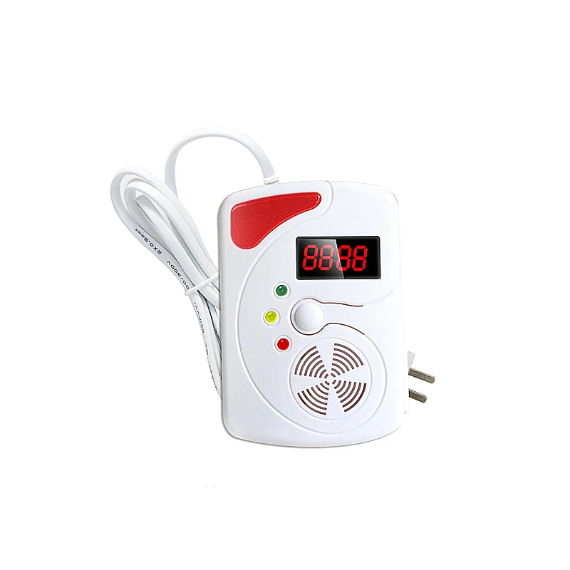 Intelligent Digital Gas detector LED Display Combustible Gas Detector Home Alarm System
Intelligent Digital Gas detector LED Display Combustible Gas Detector Home Alarm System