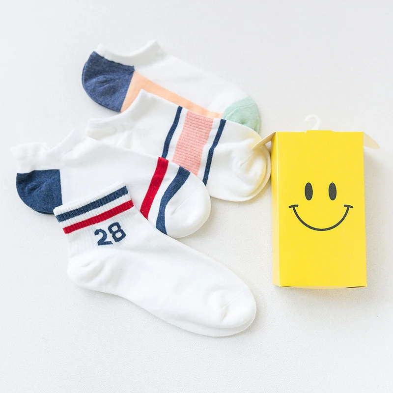 Gift Box summer women brand fashion 23 stripes cotton boat socks ladies ankle socks female low socks 4pairs/box
Gift Box summer women brand fashion 23 stripes cotton boat socks ladies ankle socks female low socks 4pairs/box