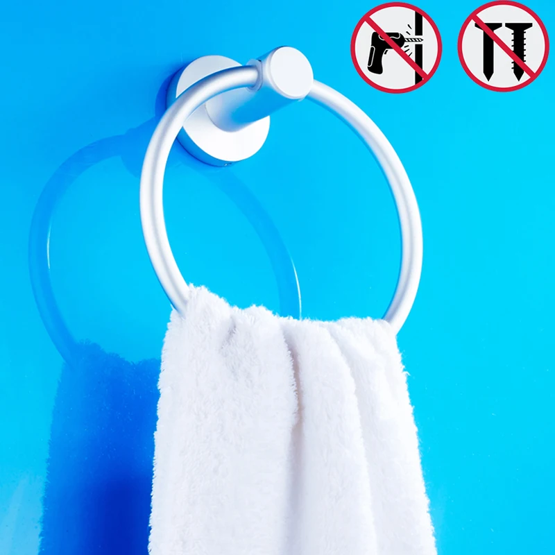 Nail free Lavatory Towel Holder vogue Towel Ring Towel Bar Bathroom Accessories Never Rust Towel Rings
Nail free Lavatory Towel Holder vogue Towel Ring Towel Bar Bathroom Accessories Never Rust Towel Rings
