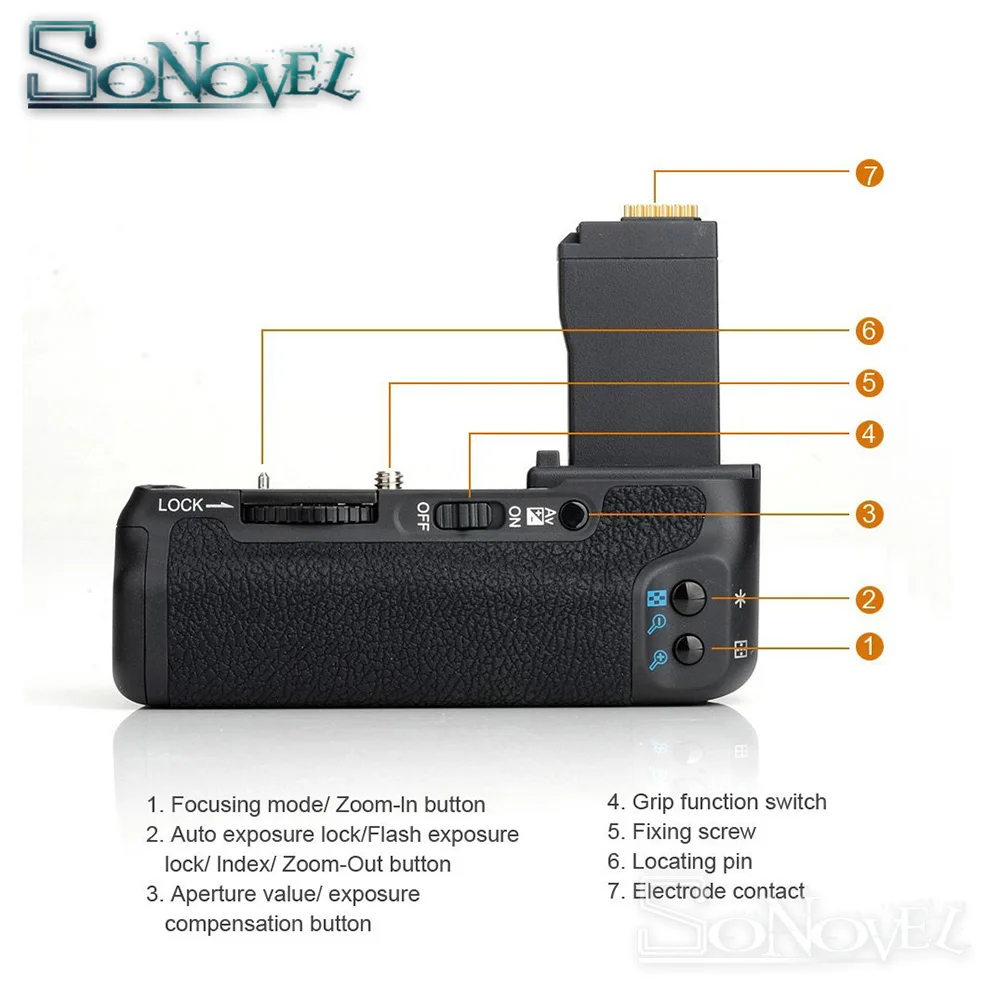 Meike MK-760D Pro Built-in 2.4G Wireless Remote Control Vertical Battery Grip for Canon 750D 760D Rebel T6i T6s LP-E17 as BG-E18
Meike MK-760D Pro Built-in 2.4G Wireless Remote Control Vertical Battery Grip for Canon 750D 760D Rebel T6i T6s LP-E17 as BG-E18