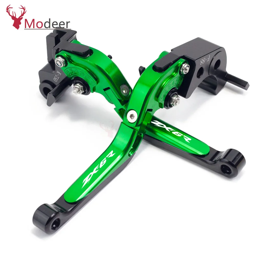 WITH ZX-6R LOGO Motorcycle Accessories Adjustable CNC Brakes Clutch Levers Handle Bar For Kawasaki ZX6R ZX663 2019 ZX 6R 663
WITH ZX-6R LOGO Motorcycle Accessories Adjustable CNC Brakes Clutch Levers Handle Bar For Kawasaki ZX6R ZX663 2019 ZX 6R 663