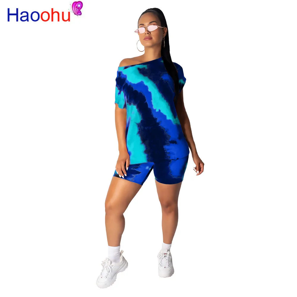 HAOOHU Tie Dye Sexy 2 Piece Outfits for Women Summer Clothes Loose Top and Biker Shorts Suit Two Piece Matching Sets Tracksuit
HAOOHU Tie Dye Sexy 2 Piece Outfits for Women Summer Clothes Loose Top and Biker Shorts Suit Two Piece Matching Sets Tracksuit