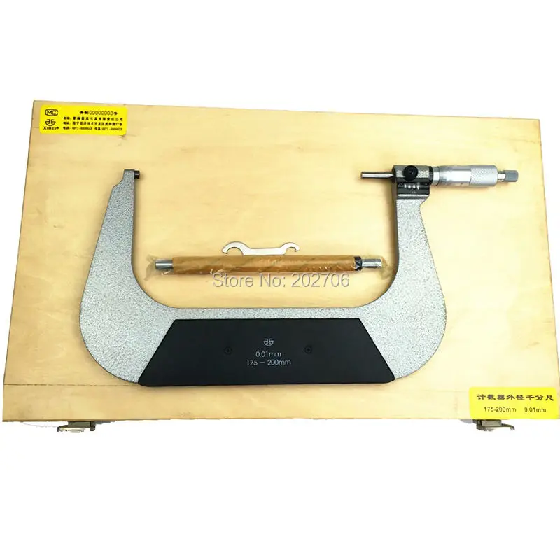 XIBEI brand 175-200mm* 0.01mm micrometer with counter Digital Micrometer counter outside micrometer Top quality!
XIBEI brand 175-200mm* 0.01mm micrometer with counter Digital Micrometer counter outside micrometer Top quality!