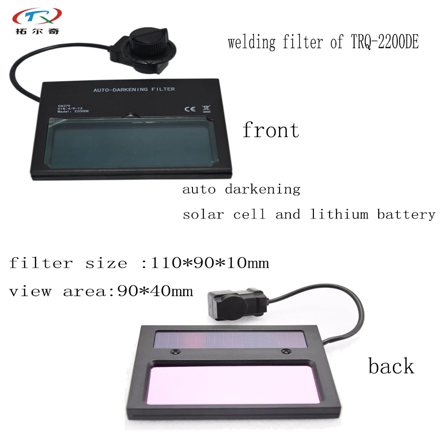 Auto Darkening Welding Helmet adjust DIN9-13 Solar and inner battery black welding mask fast Shipping face protect HD18(2200DE)Y
Auto Darkening Welding Helmet adjust DIN9-13 Solar and inner battery black welding mask fast Shipping face protect HD18(2200DE)Y
