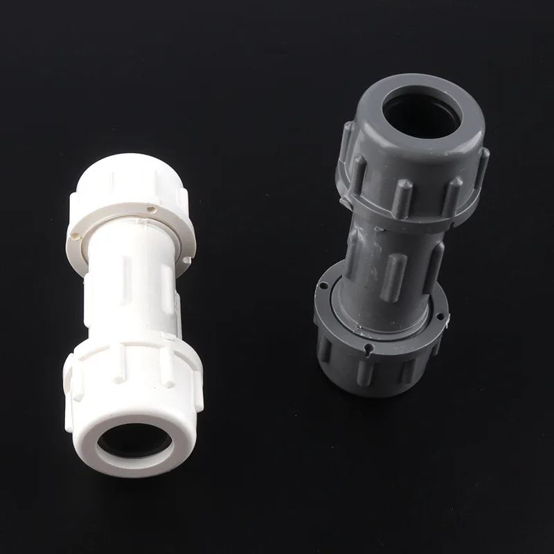 1pc Inner Dia 20/25/32mm PVC Quick Connectors White/Grey PVC Repair Joint for Water Pipe Connection
1pc Inner Dia 20/25/32mm PVC Quick Connectors White/Grey PVC Repair Joint for Water Pipe Connection