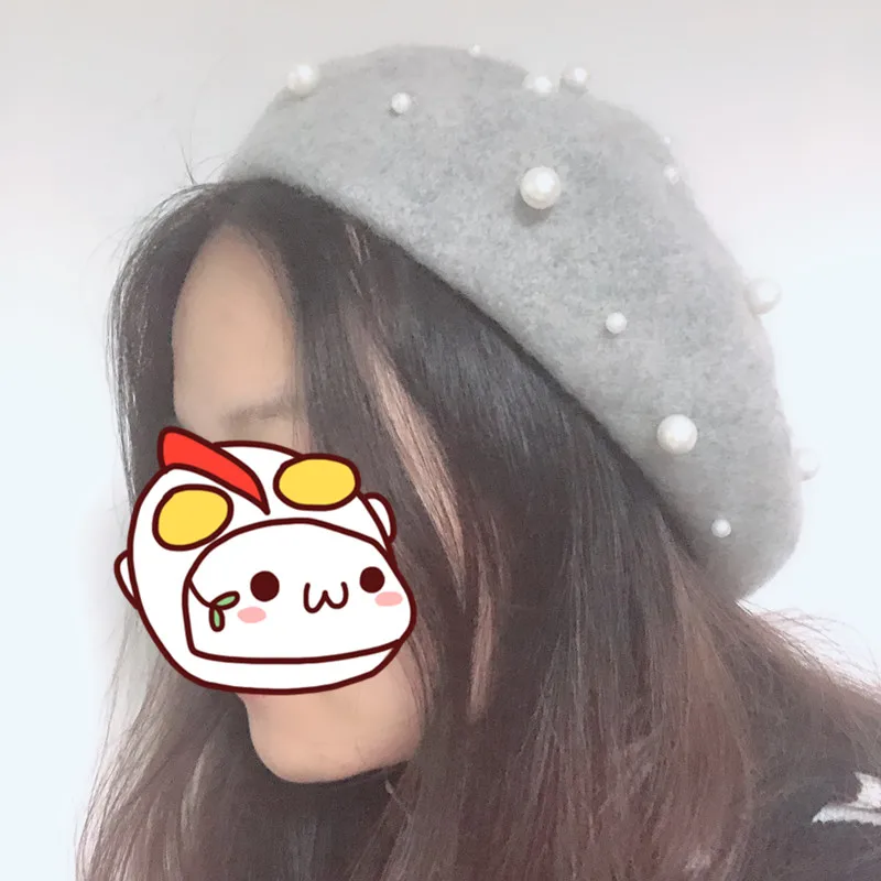 9 Colors Pearl Beaded Beret Ladies Knit Hat Winter Autumn Cotton Wool Warm Flat Cap Bead Bone Fashion Female Woman Soft caps
9 Colors Pearl Beaded Beret Ladies Knit Hat Winter Autumn Cotton Wool Warm Flat Cap Bead Bone Fashion Female Woman Soft caps