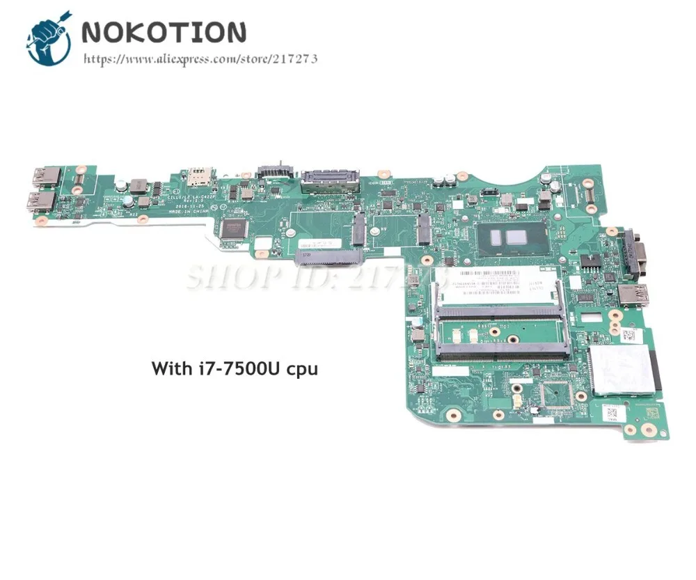 NOKOTION For Lenovo ThinkPad L570 Laptop Motherboard 15.6 inch I7-7500U CPU GMA HD 620 CILL1 L2 LA-C422P Main Board
NOKOTION For Lenovo ThinkPad L570 Laptop Motherboard 15.6 inch I7-7500U CPU GMA HD 620 CILL1 L2 LA-C422P Main Board