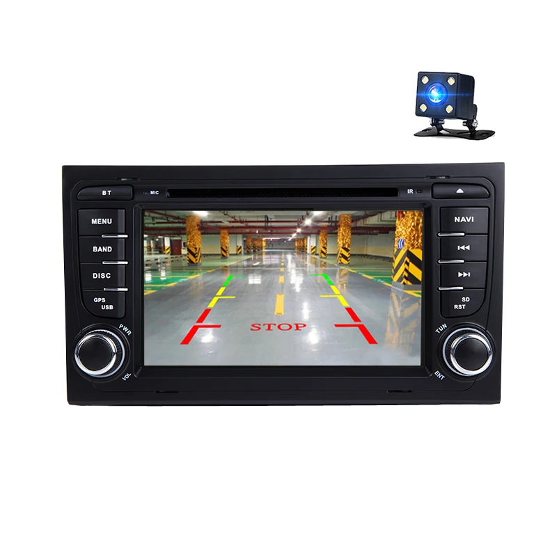 Мультимедийный плеер для Audi A4 2 din DVD радио стерео 2002 2008 B5 B6 B7 GPS Авторадио