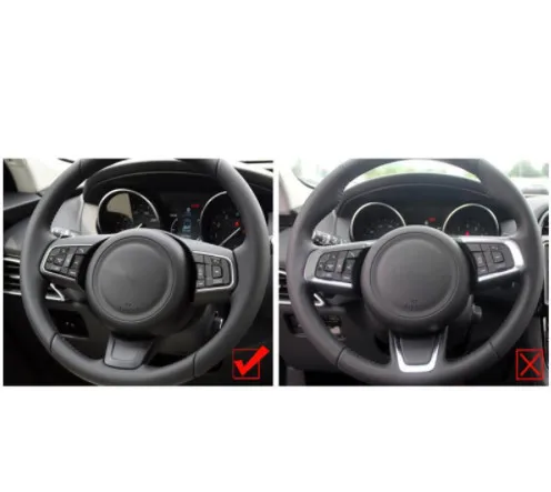 Chrome ABS Steering Wheel Frame Decoration Cover Trim For Jaguar XF F-Pace X761 2016 F-TYPE Car Styling
Chrome ABS Steering Wheel Frame Decoration Cover Trim For Jaguar XF F-Pace X761 2016 F-TYPE Car Styling