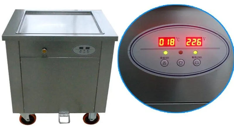 new arrival thai stle single square pan fried ice cream roll machine, fried ice pan machine, stainless steel ice pan machine
new arrival thai stle single square pan fried ice cream roll machine, fried ice pan machine, stainless steel ice pan machine